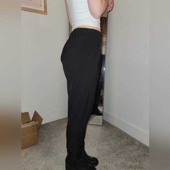 Loft Outlet Black High Rise Straight Cuffed Trouser Size S, Black - Picture 2 of 9
